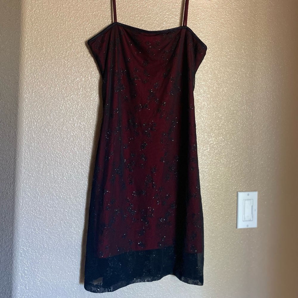 Black & Red Lace Dress